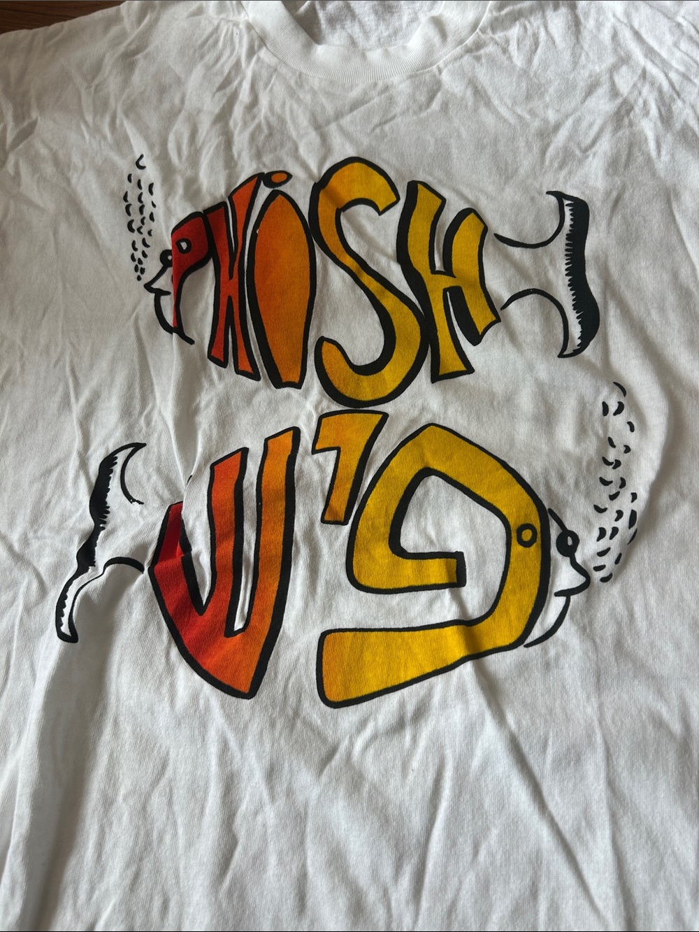 VINTAGE Phish Shirt M 90s Double Sided Hebrew Band 90s Single Stitch* - Picture 2 of 4